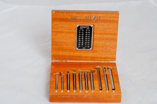 Brown and sharpe taper parallel gauge set no.672 for sale