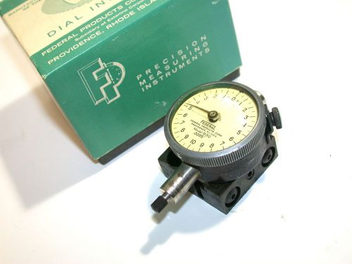Federal dial .0005&#034; indicator model b3q w/adjustable mounting back for sale