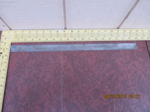 Union Tool Co. 18&#034; Rule Scale Tempered No.4 8ths 16ths 32nds 64ths Machinist