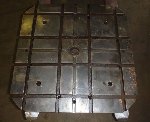 31.5&#034;x31.5&#034; HMC Pallet Steel T-Slotted Table Cast ironT-Slot Horizontal Machine