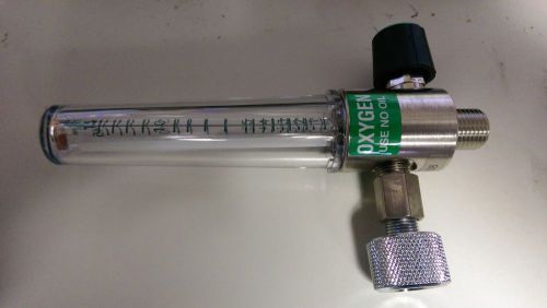 NEW Allied Healthcare Single Oxygen Flowmeter 15009-03 DISS Female Hex 15L/min.