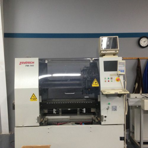 SMT Zevatech FM 740 Surface Mount Machine Pick&amp;Place In Working Condition!!!