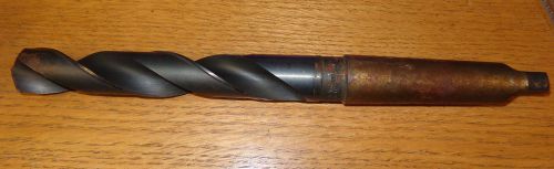 VINTAGE STANDARD TOOL COMPANY TAPERED SHANK 1 5/32 HIGH SPEED DRILL BIT 13&#034; LONG