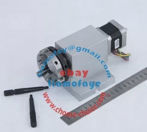 CNC Router Rotational Axis,  4th  A axis for engraving machine 50 or 63mm chuck