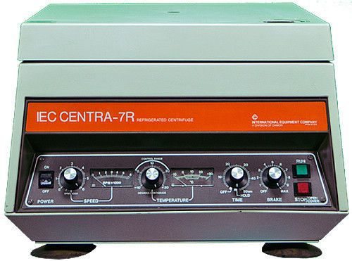 IEC Centra-7R Refrigerated Centrifuge with IEC 31A Rotor Working