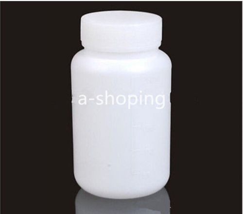 NEW 4PCS Wide Mouth HDPE Plastic 250ml 8 oz Bottles High Quality