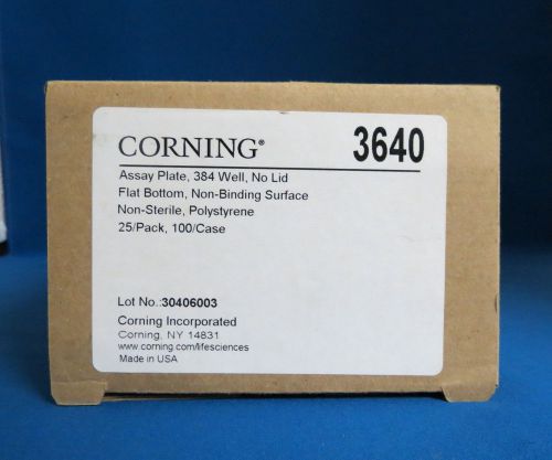 Corning Costar 384 Well Assay Plates # 3640 Pack of 25