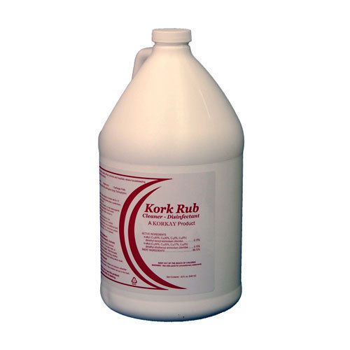 Korkay Kork Rub Germicidal Cleaner PATENTED! Hospital Grade - 1 gallon bottle