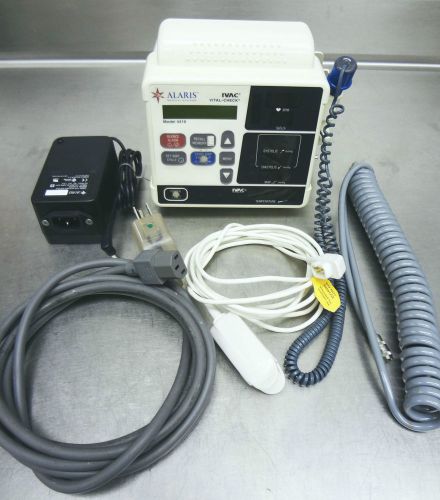 Alaris IVAC 4410 Vital Check Power Supply &amp; Accessories - SPO2, NIBP, Temp