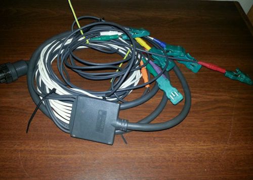 Kenz 16 male pin / cardioline pc-104 ekg cable for sale
