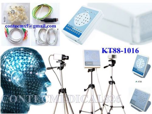 Kt88 16 channel digital brain electric activity mapping,eeg machine contec ce sw for sale