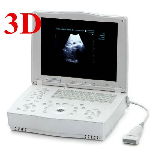 CE 15inch 3D+Portable Digital Laptop Ultrasound Scanner machine linear probe
