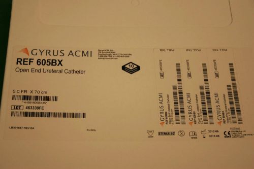Gyrus ACMI REF#605BX Open End Ureteral -NEW-BOX OF 10-IN DATE