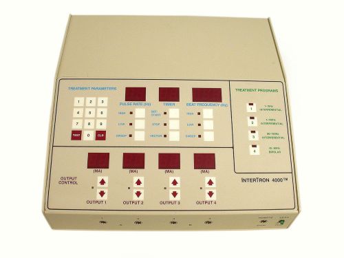 Williams intertron 4000 four channel ifc machine mint with leads manual pads for sale