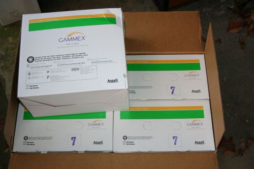 Gammex non-latex neoprene powder free sterile surgical gloves sz 7 - case of 200 for sale