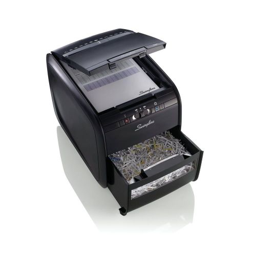 Swingline Stack-and-Shred Black 60-Sheet Shredder, Cross-Cut, ***FREE SHIPPING**