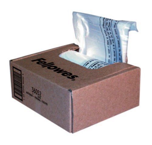 Fellowes Powershred Shredder All Personal Models 100 Bags &amp; Ties/Carton (36052)