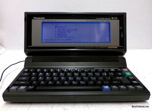 Working vtg panasonic lap top word processor kx wl50 interface adapter wz1 r41 for sale