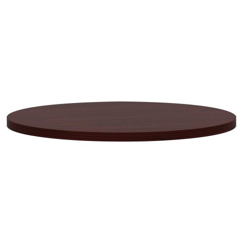 The hon company honld48knn mahogany round laminate conference tabletop for sale