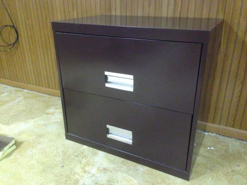 Brown Metal Filing Cabinet