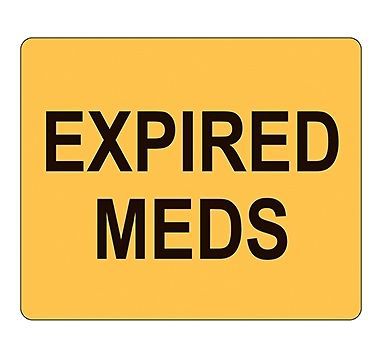 Expired Meds Label