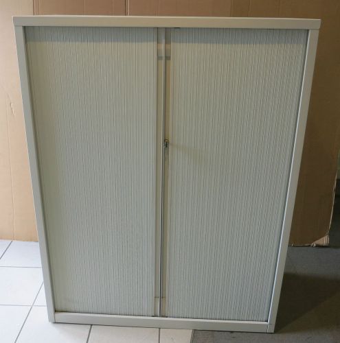 Triumph Pro-file Grey Tambour Door/Rolling Shutter 4 Draw Office Filing Cabinet