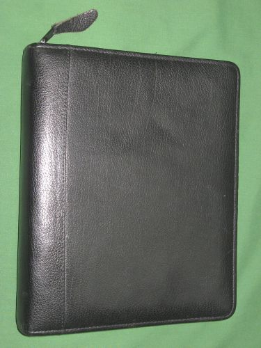 CLASSIC ~1.5&#034;~ TOP-GRAIN LEATHER Franklin Covey Planner BINDER Organizer 5678