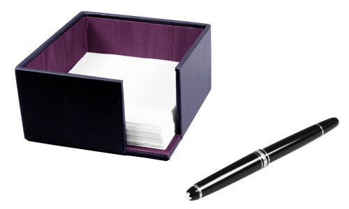 LUCRIN - Memo Paper Holder, 500 sheets - Smooth Cow Leather - Purple