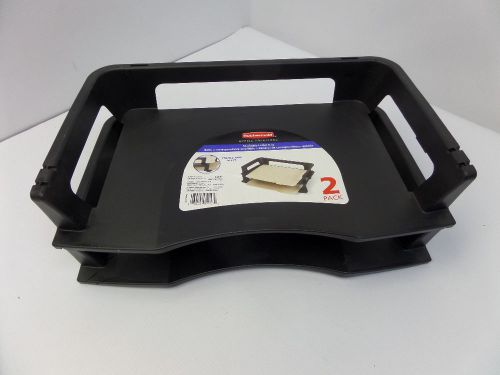 New Rubbermaid Stackable Letter Tray 2 Pack - 82047