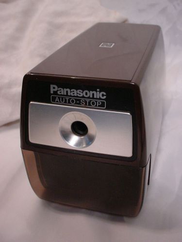 E101 - Panasonic KP-99S Electric AUTO-STOP Pencil Sharpener Looks &amp; Works Great!