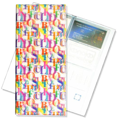 Rainbow Alphabet Business Card File 3D Lenticular Multicolor #R-126-BF128#