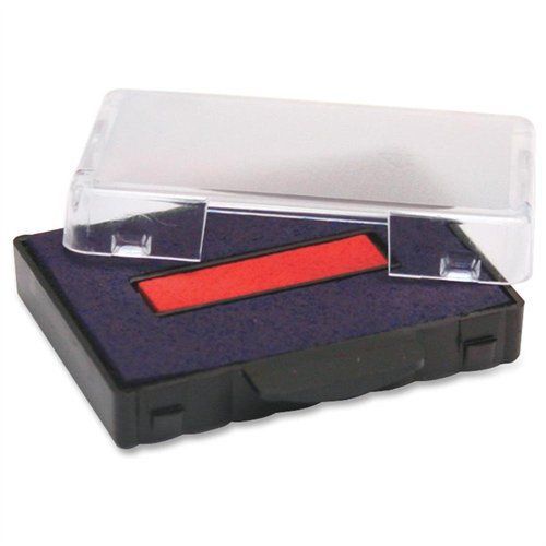 U.s. Stamp &amp; Sign Replacement Ink Pad - Blue, Red Ink (P5440BR)