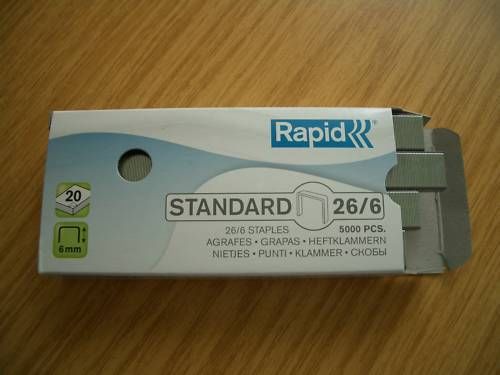 Rapid 26/6  Fits Rexel No 56 Staples Boxed 5000!