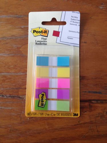 Post-it(r) flags 683-5cb, .47 in x 1.7 in assorted brights -- 1 pack for sale