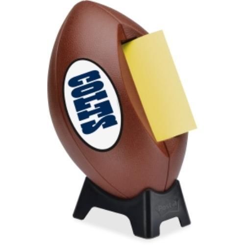 Post-it popup football team logo note dispenser - 3&#034; x 3&#034; - holds 50 (fb330ind) for sale