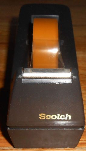 SCOTCH TAPE DESK DISPENSER WITH ROLL OF TAPE 3M C-38