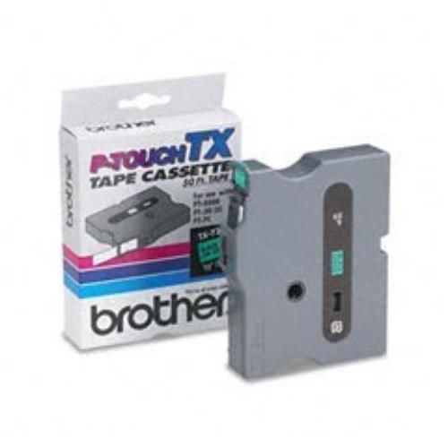 Brother International Tx7311 Black On Green 1/2&#034; Tape