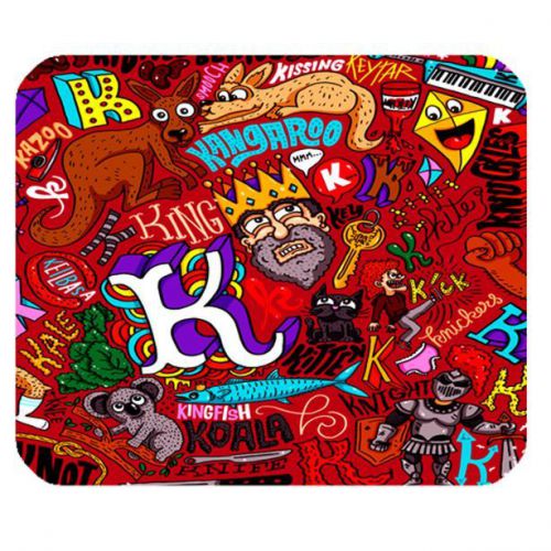 New Custom Mouse Pad Alphabet for Gaming