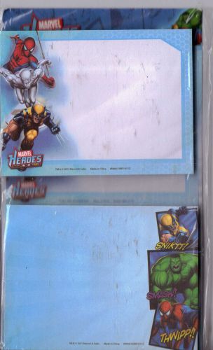 Marvel HEROES STICKY NOTES set of 2 ~BNIP~Cute &amp; USEFUL!!