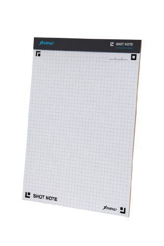 Ampad Shot Note 4x4 Graph Writing Pad - 22 Lb - Letter 8.50&#034; X 11&#034; - 1 (20116)