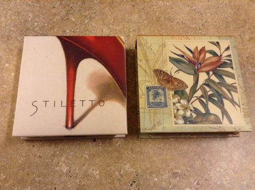 NEW Stiletto&#039;s and Bahama Note Pads with Pencils, Excellent