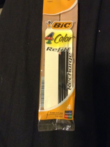 Bic Corporation Refill for 4-Color Retractable Fine Point Ballpoint #12647 NEW