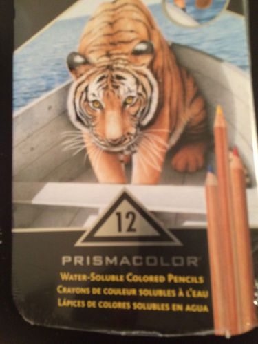 Prismacolor Premier Watercolor Pencil 12-Color Set Colored Pencil Water-Soluble