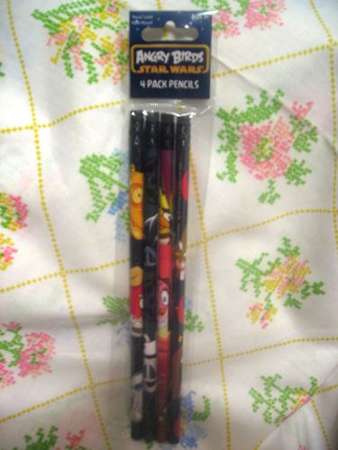 Angry Birds Star Wars Pencils New