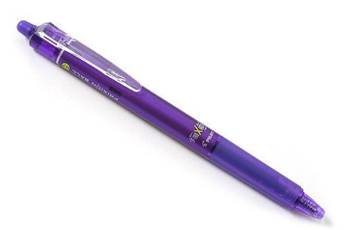 Pilot FriXion Ball Knock Retractable Gel Ink Pen - 0.7 mm - Violet