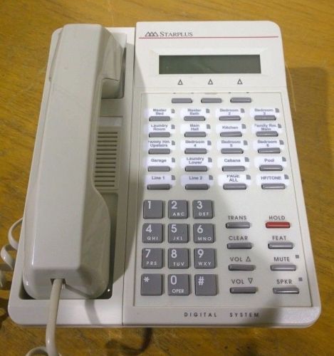 Vodavi Starplus DHS SP7314-08 White Phone with Display
