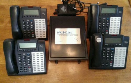 ESI IVX S-CLASS SYSTEM (GEN 2) &amp; Lot of 4,  48 KEY DIGITAL PHONES