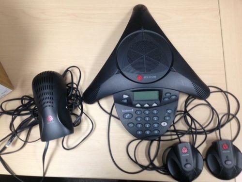 Polycom SoundStation2 with two Extended microphones