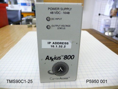 AXXIUS 800 CARRIER ACCESS POWER SUPPLY 48VDC N148
