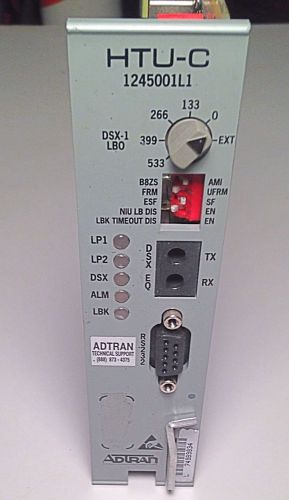 Adtran HTU-C T1 HDSL 12450001L1 T1L2BFCBAA 811B1367 Interface Module Card